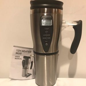 JL Gear heated Travel mug stainless steel